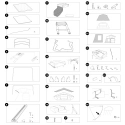 Thule Tepui Autana 4 curtain rails + fixing clamps