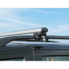 Barras de techo "la Prealpina" 124 cm para Dacia Duster 2021 + 8 abrazaderas de acero para Maggiolina