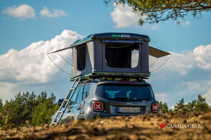 jeep Renegade con tenda da tetto Gear Rock Kootenay