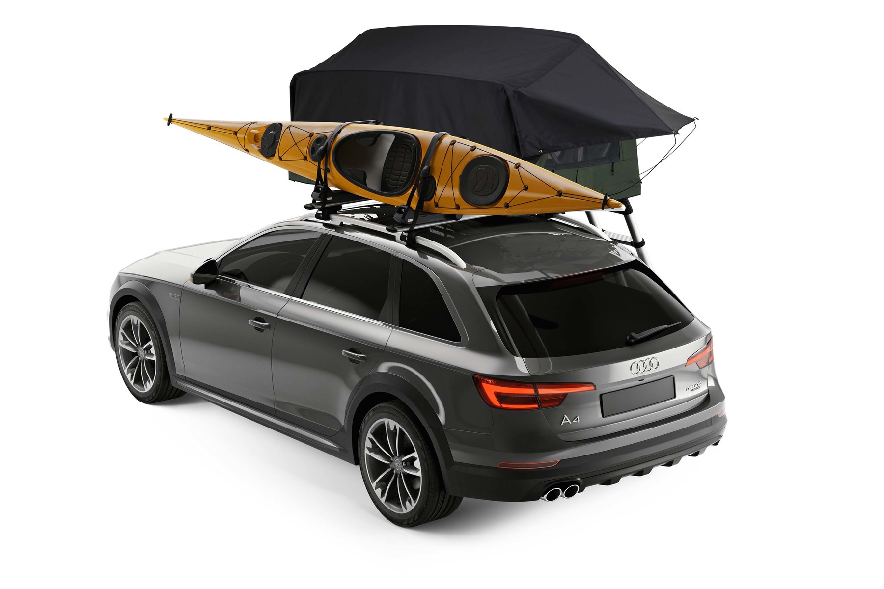 Tenda da auto per Audi A4 Foothill con Kayak