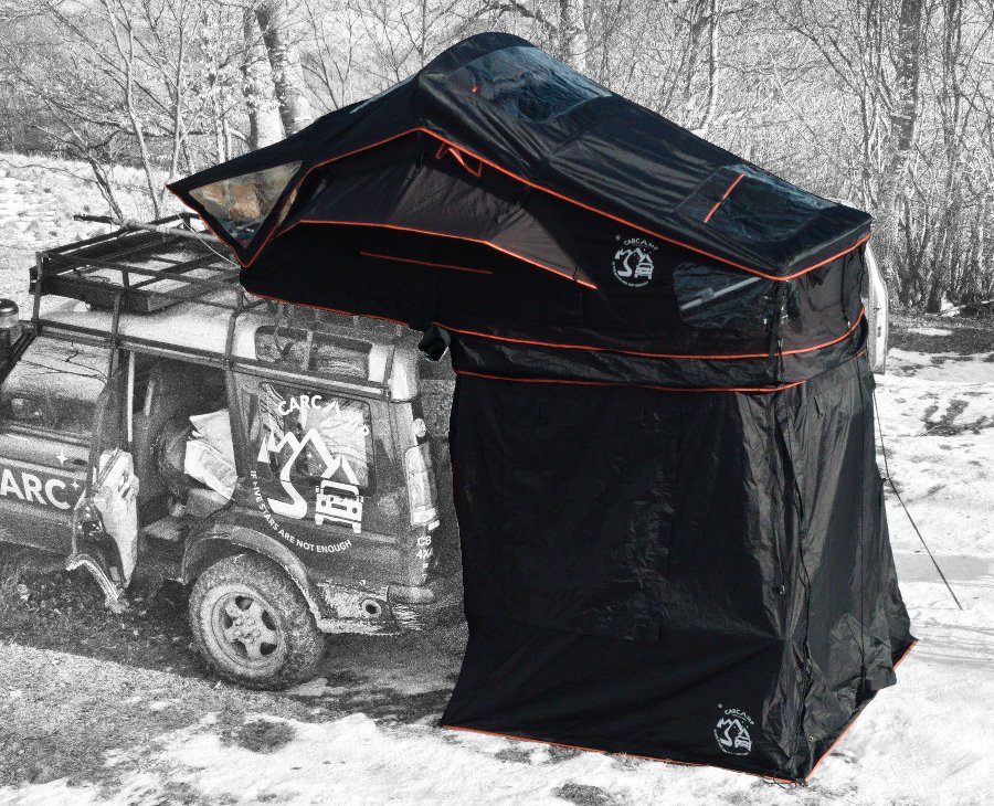 tenda da tetto carcamp su pasiu 2.0