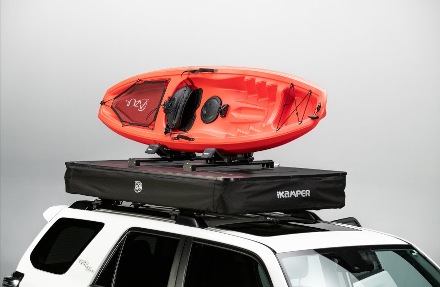 tenda per auto per portare kayak o tavola da serf